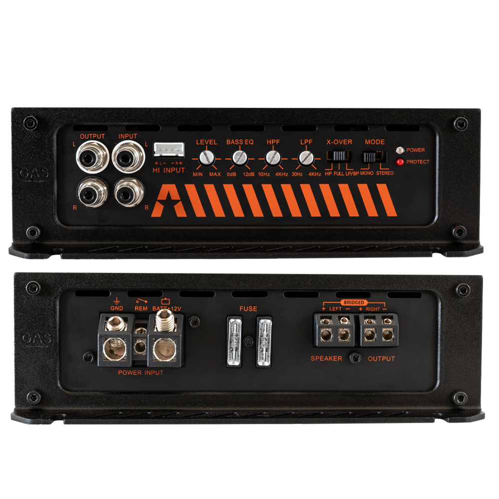 GAS MAX Level 2 Two Channel amplifier - Max a2 1002 8 - MAX A2-1002
