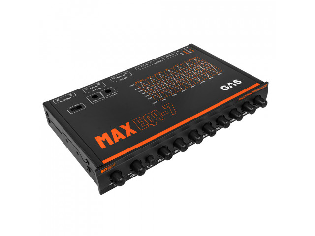 GAS MAX &frac12;DIN 7-band EQ, 6V Pre-Outs                                                                  - Max eq1 7 1 640x480 - MAX EQ1-7
