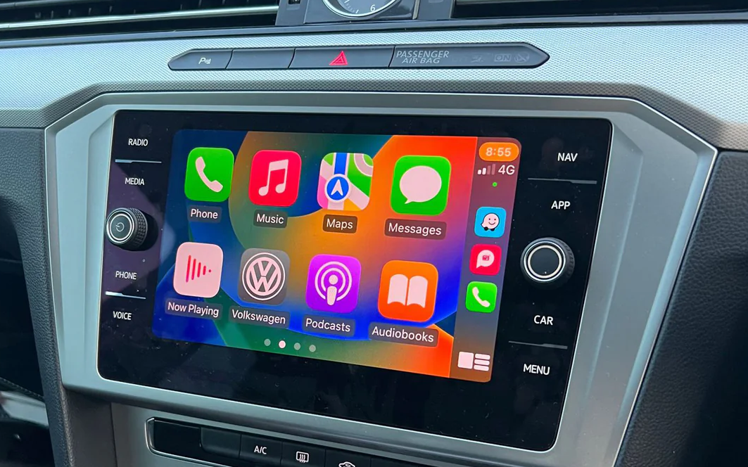 Volkswagen/Skoda/Seat MIB/MIB2 7/8.8" draadloos Apple carplay/Android auto uitbreiding - Mib vw apple2 - WITCP4032VW