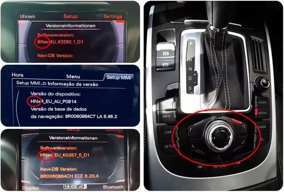 Audi MMI 3G 6.5/7" draadloos Apple carplay/Android auto uitbreiding - Mmi3 voorbeeld - WITCP4027