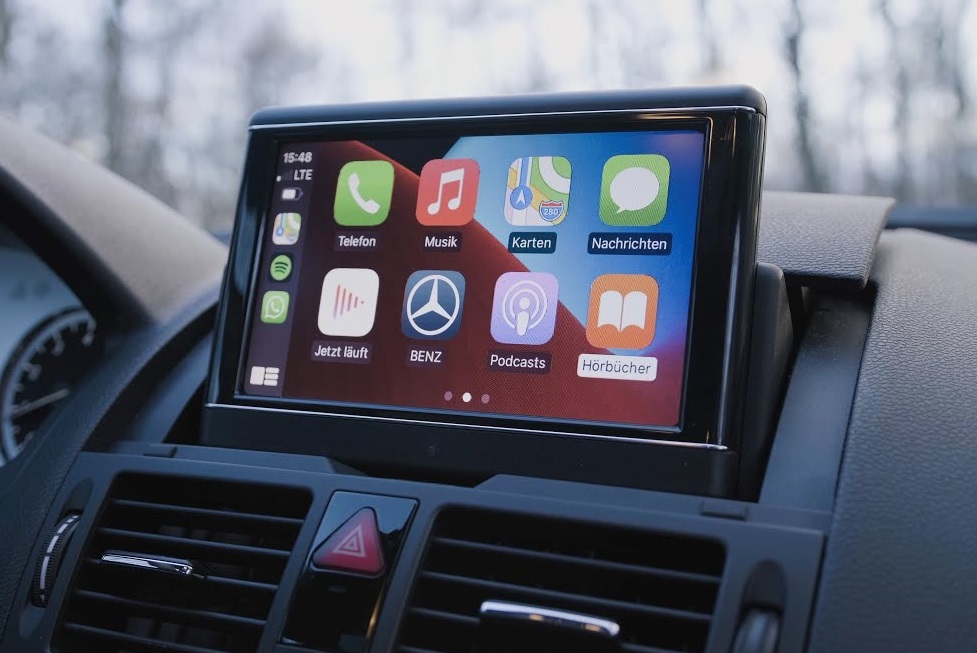 Mercedes NTG4 - 5, 7/7" draadloos Apple carplay/Android auto uitbreiding - Ntg4 apple - WITCP4023