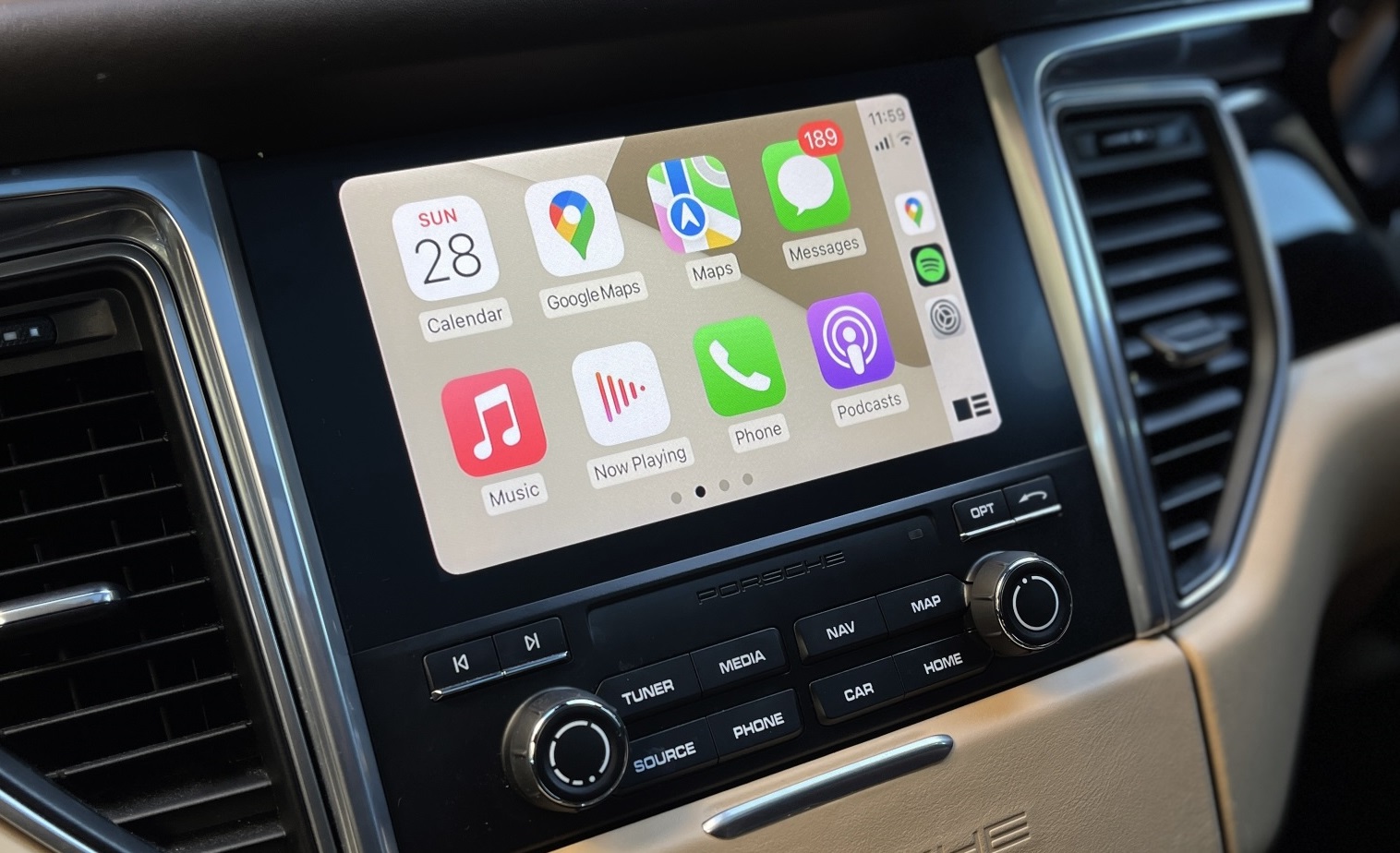 Porsche PCM4.0  7" draadloos Apple carplay/Android auto uitbreiding - Pcm40 carplay android auto3 - WITCP4043