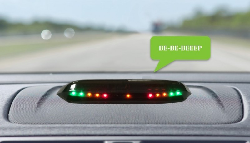 LED Display bar with integrated buzzer (PDC-SET-16xx) - Pdc fl16 dsp13 2 - NI.PDC-FL16-DSP13