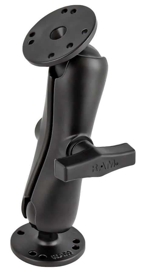 RAM MOUNT W/ 2 RAM-202 & ARM - Ram 101u - RAM-101U