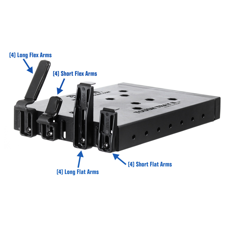 RAM&reg; Tough-Tray &trade; II verende vergrendeling  netbook- / tablethouder - Ram 234 6iu5 - RAM-234-6