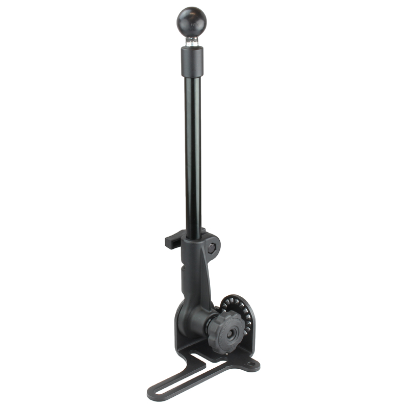 RAM POD HD Vehicle Base with 12" Aluminum Rod and Ball - Ram 316 hd nabu - RAM-316-HD-NABU