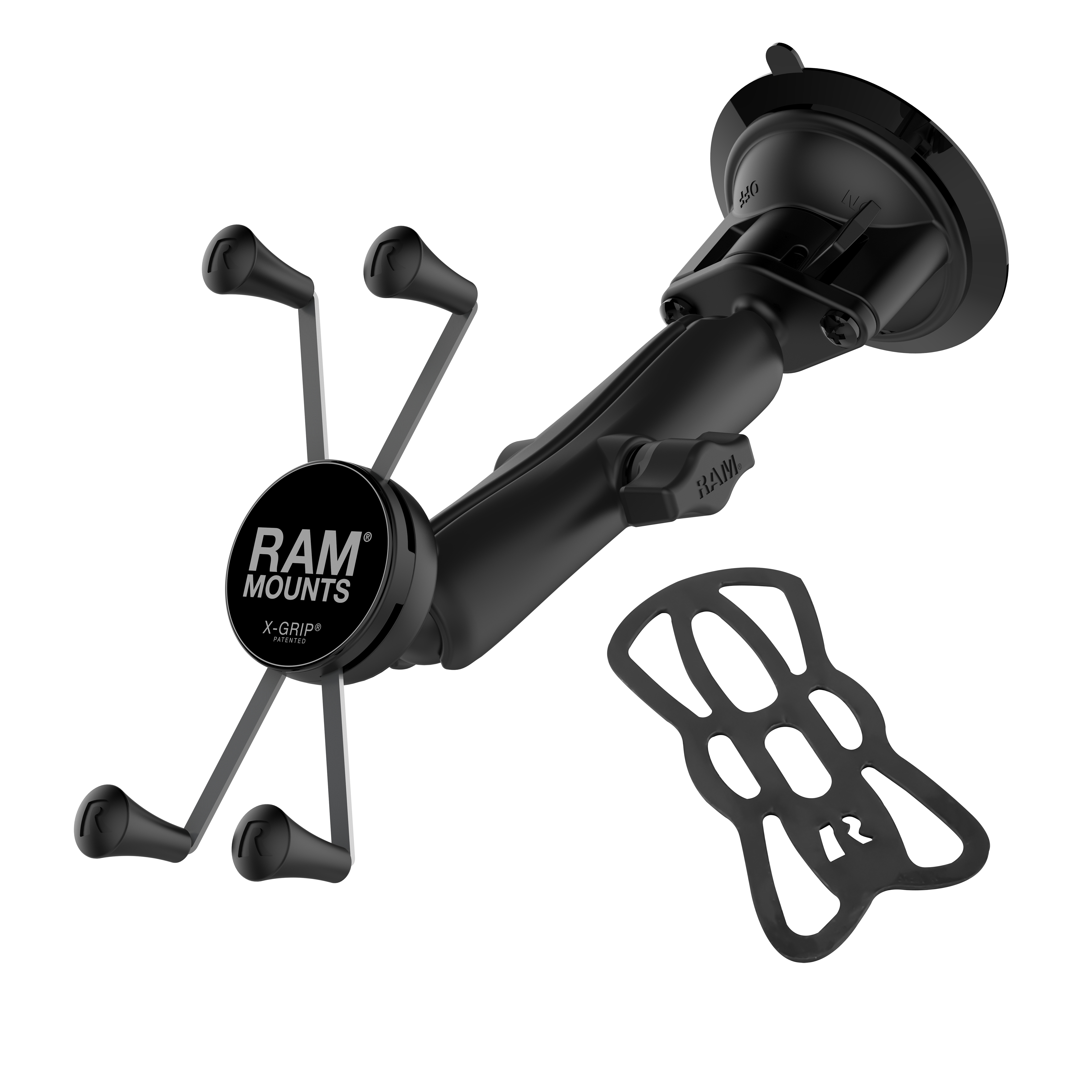 RAM&reg; X-Grip&reg; middelgroot telefoonhouder met RAM&reg; Twist-Lock&trade; Zuignap - Ram b 166 c un10u 2 - RAM-B-166-UN7U