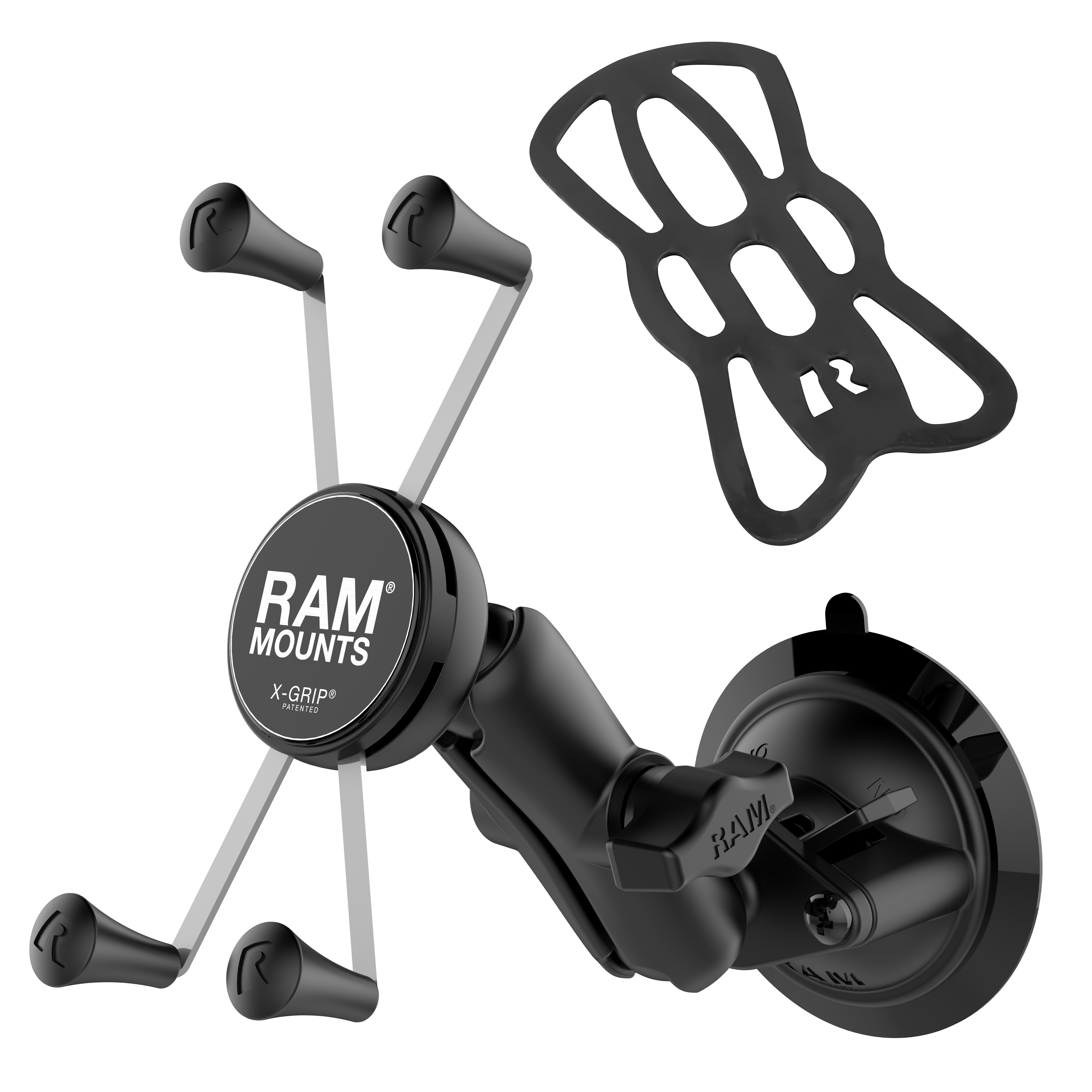 RAM&reg; X-Grip&reg; middelgroot telefoonhouder met RAM&reg; Twist-Lock&trade; Zuignap - Ram b 166 un10u 2 - RAM-B-166-UN7U