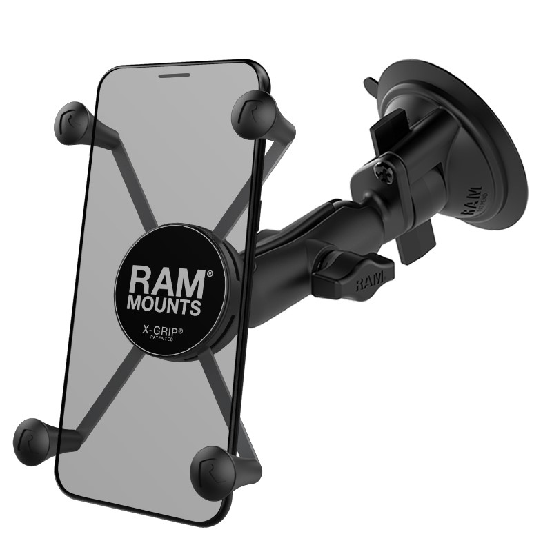 RAM&reg; X-Grip&reg; Large Phone Mount with RAM&reg; Twist-Lock&trade; Suction Cup Base - Ram b 166 un10u - RAM-B-166-UN10U