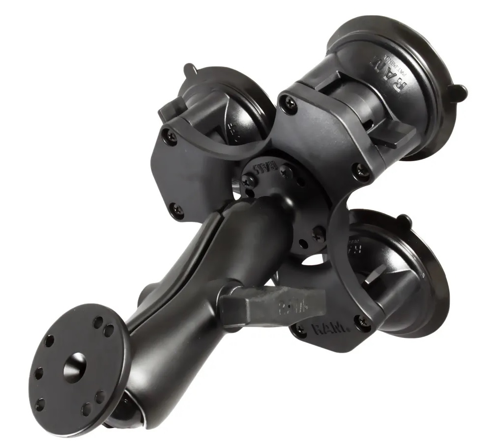 RAM&reg; Twist-Lock&trade; Drievoudige Zuignapbevestiging met Ronde Plaat - Rap 365 101u - RAP-365-101U