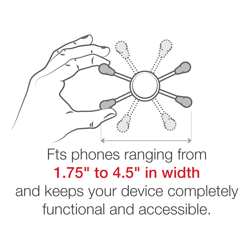 RAM&reg; X-Grip&reg; Large Phone Mount with Flex Adhesive Base - Rap b 378 un10uiu9 - RAP-B-378-UN10U