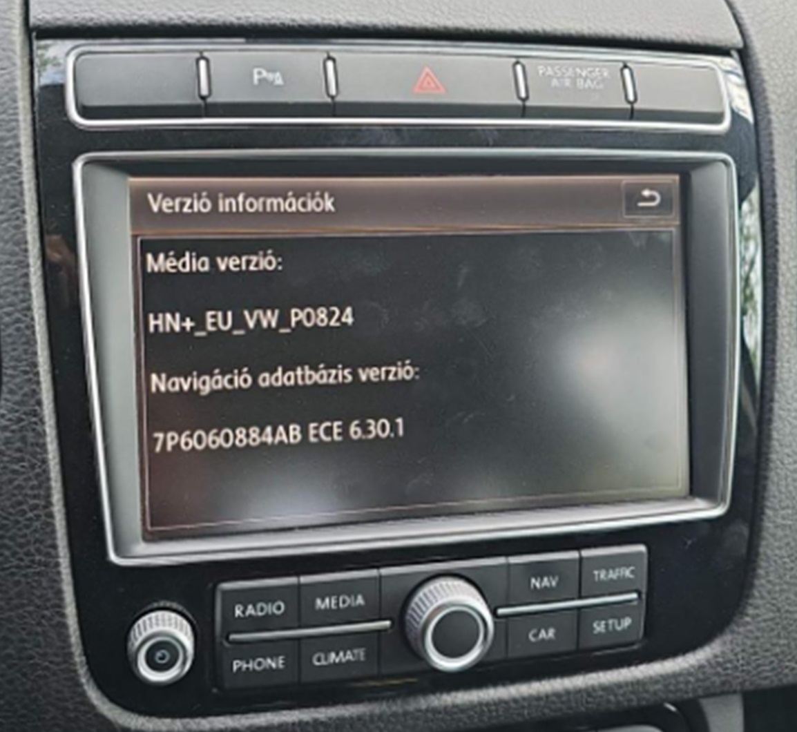 Volkswagen Touareq RNS810 8" 2011-2018 draadloos Apple carplay/Android auto uitbreiding - Rns810 voorbeeld3 - WITCP4047