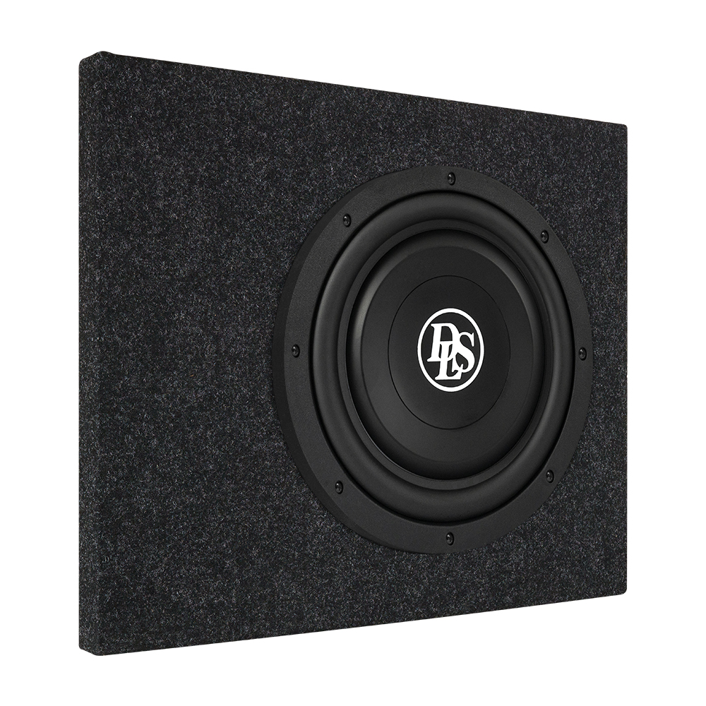 10" pasklare subwoofer kist voor Scania CR20 met DLS PS10 400W RMS, 4Ohm  - Se10scps10 - SE10SCPS10