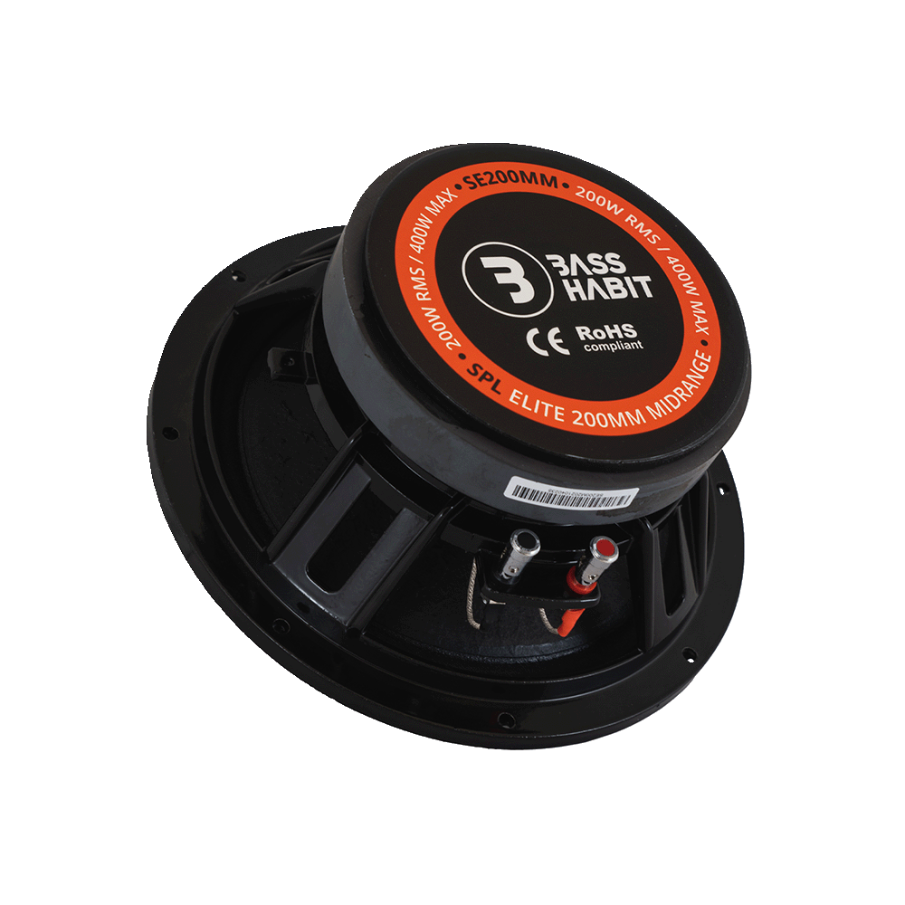 BASS HABIT SPL Elite 8" midrange 4ohm - Se200m 04 - SE200M