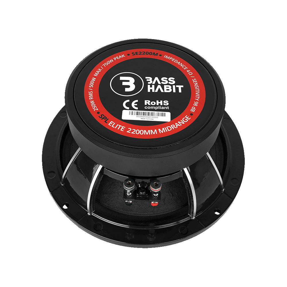 BASS HABIT SPL Elite 8" Heavy midrange 4ohm - Se2200m 05 - SE2200M
