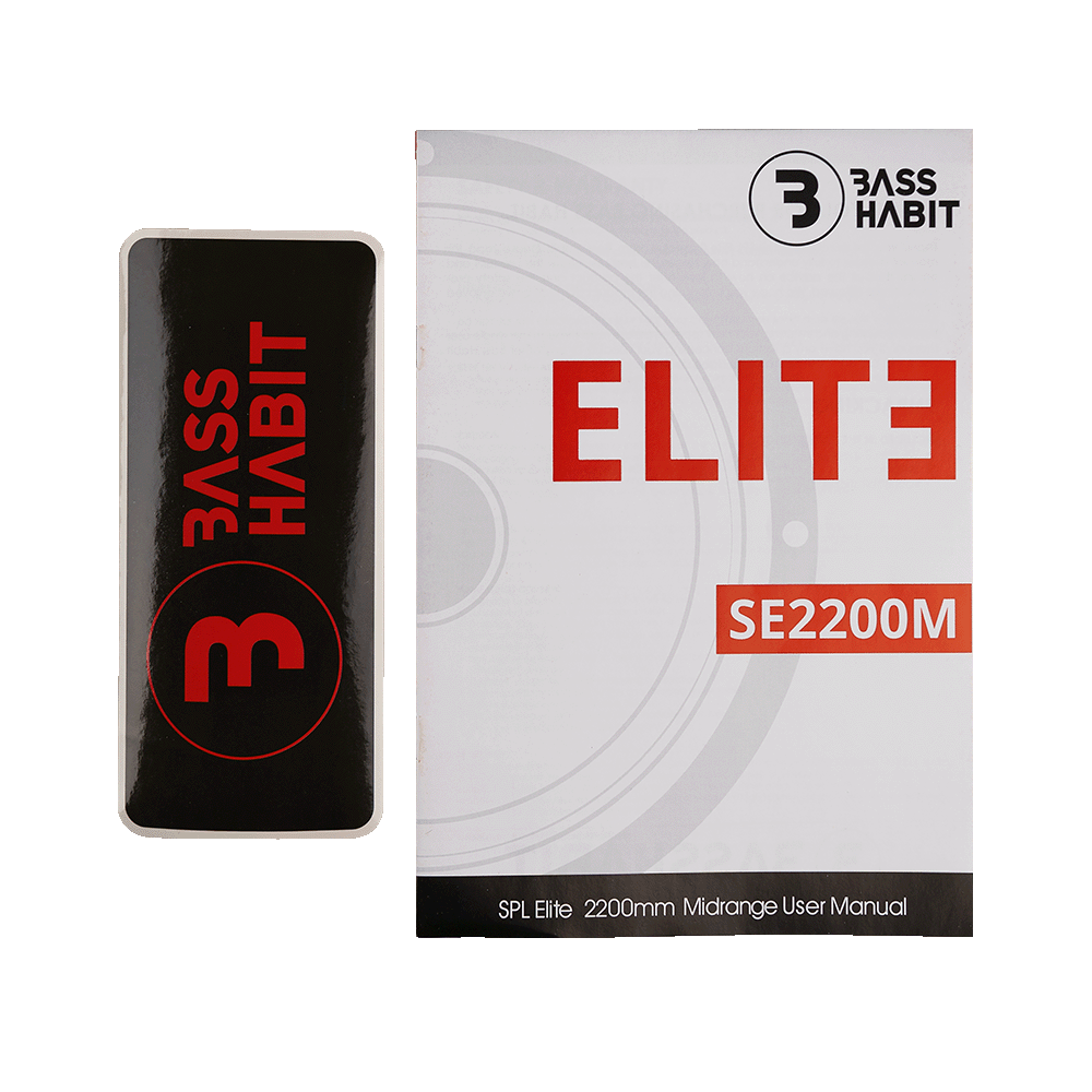 BASS HABIT SPL Elite 8" Heavy midrange 4ohm - Se2200m 06 - SE2200M