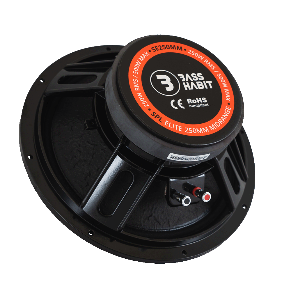 BASS HABIT SPL Elite 10" midrange 4ohm - Se250m 04 - SE250M