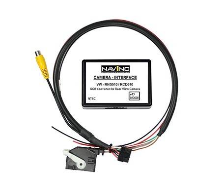 Camera interface t.b.v. aansluiten aftermarket camera (NTSC) op RNS-510/Columbus/RNS315/RCD510 - Shoprns510 kabel - NI.RC-VW-RNS510
