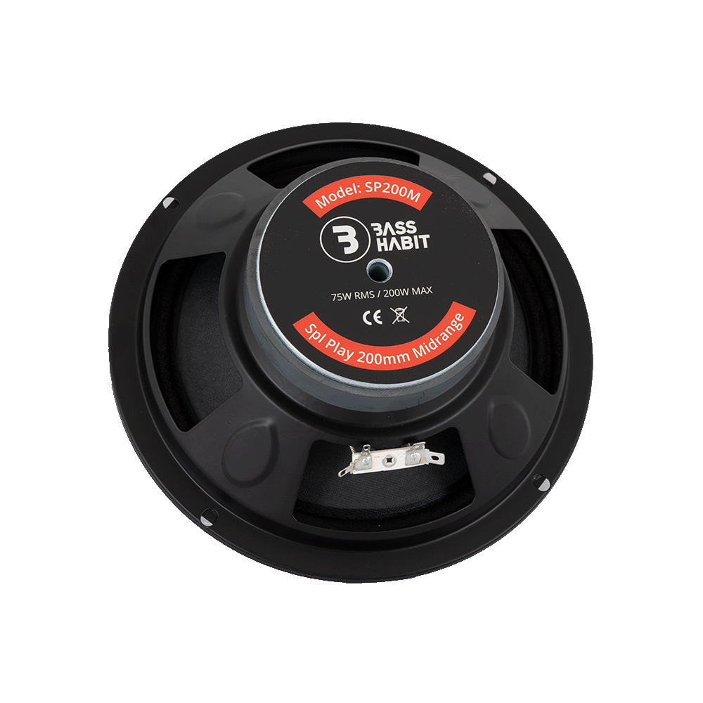 BASS HABIT SPL Play 8" midrange 4ohm - Sp200m 04 - SP200M