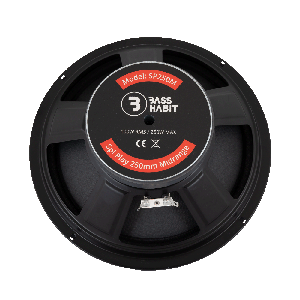 BASS HABIT SPL Play 10" midrange 4ohm - Sp250m 03 - SP250M