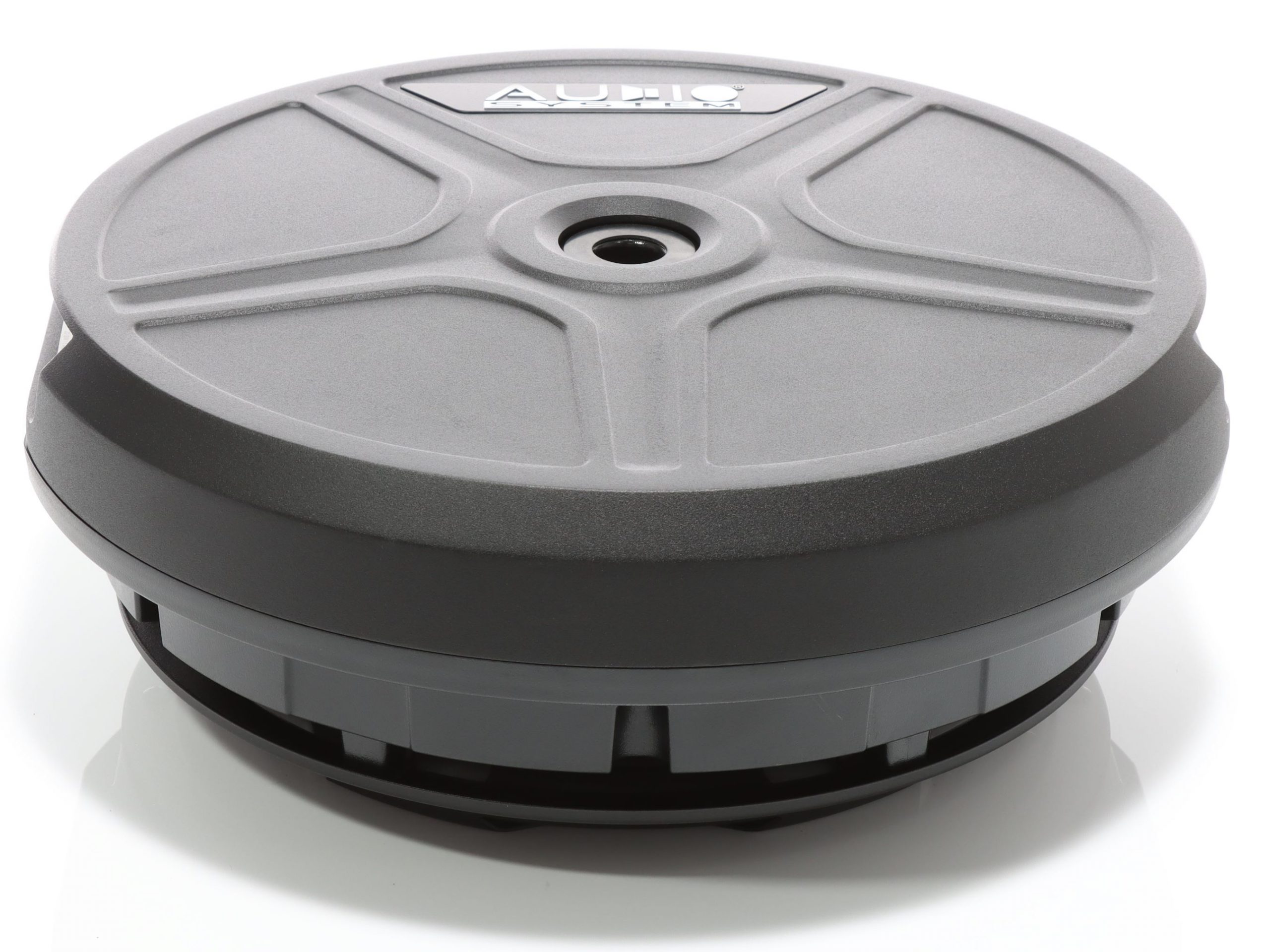 28 cm reservewiel subwoofer in aluminium behuzing met interne monoversterker + SW11 MOUNTING KIT - Sw 11 active neu scaled - SW11 Active UNI