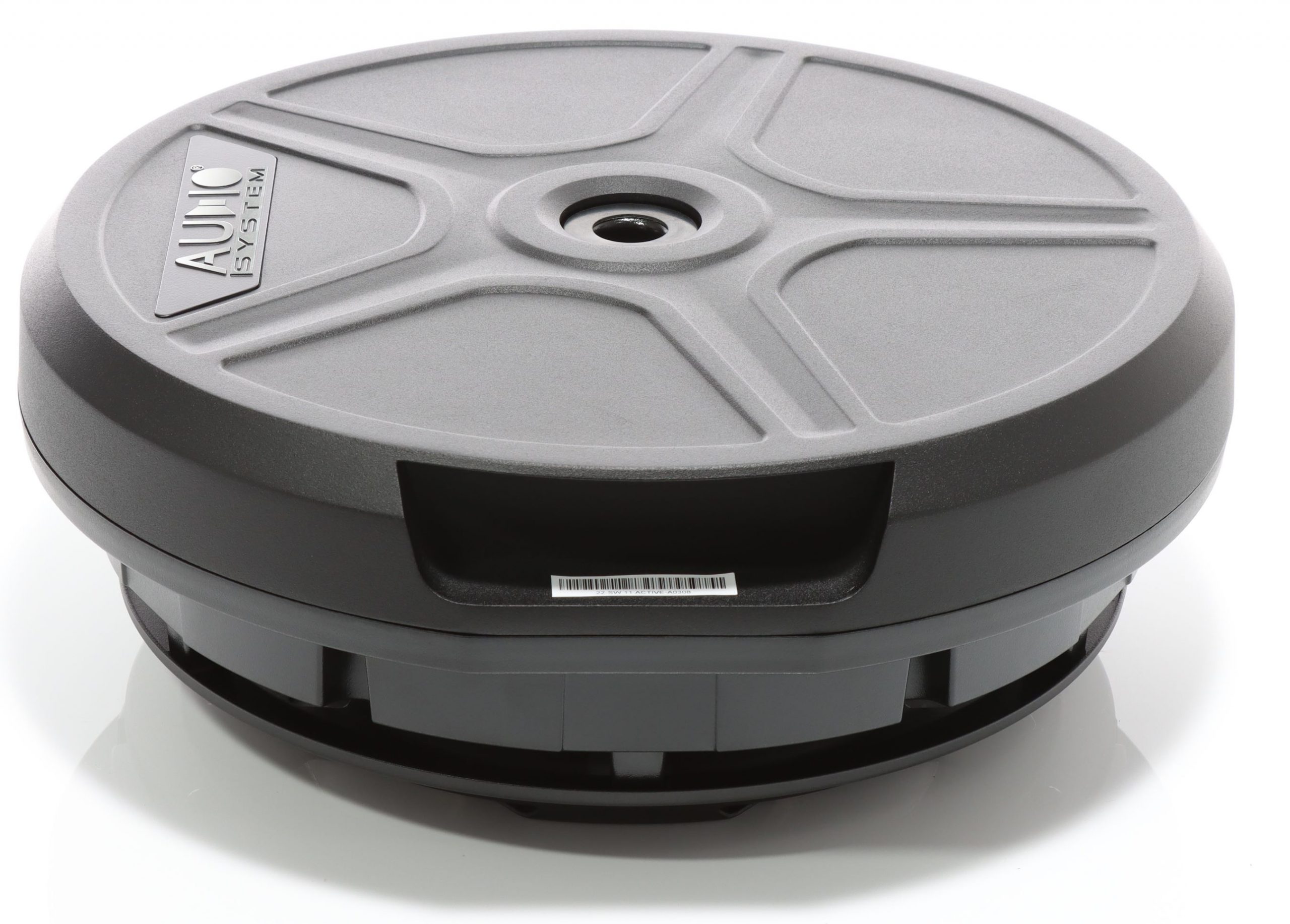 28 cm reservewiel subwoofer in aluminium behuzing met interne monoversterker + SW11 MOUNTING KIT - Sw 11 active neu3 scaled - SW11 Active UNI