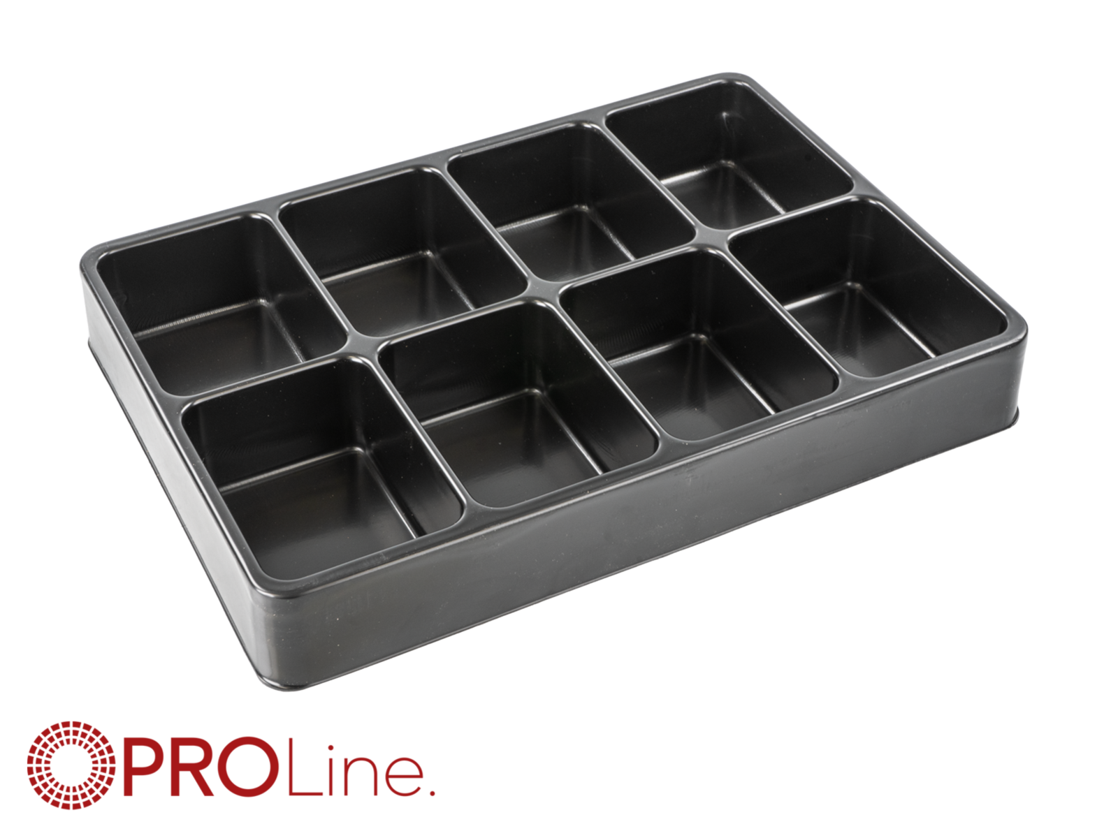 PROline Werkplaatskast assortiments bak, 8 vakken - inleg tray ten behoeve lade 335x238x45mm - T341000 08 1 2 - T341000-08-1