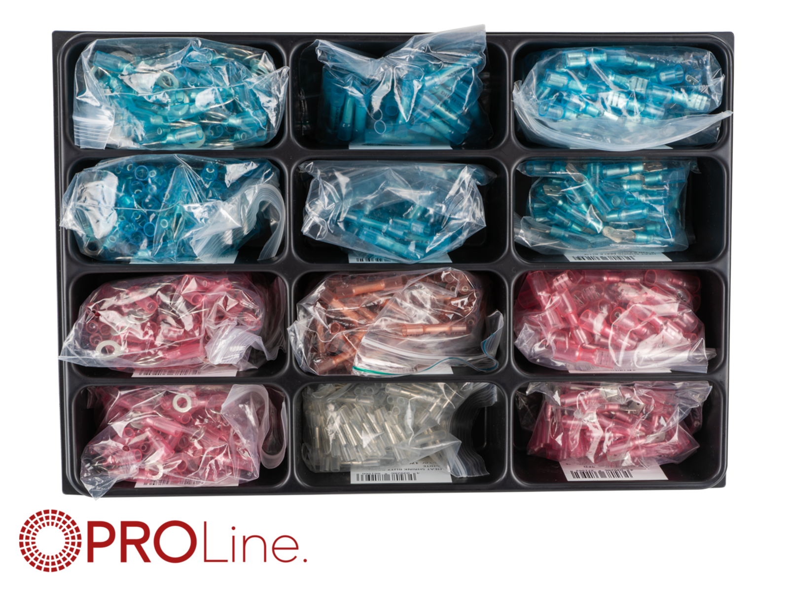 PROline Werkplaatskast assortiments bak, 12 vakken - inleg tray ten behoeve lade 335x238x45mm - T341000 12 1 2 - T341000-12-1