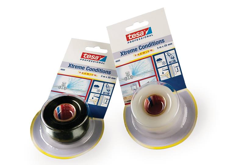 TESA XTREME 4600  L.10mtr x B.25mm Zwart (Per Stuk) - Tesa 04600 - 04600-00006-00