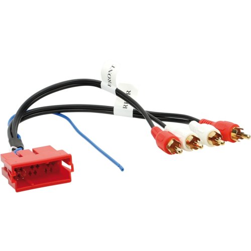 Aktieve Systeem Adapter Mini ISO > Cinch Audi A3/ A4/ A6/ A8/ TT - 13 1445 01 - 13-1445-01