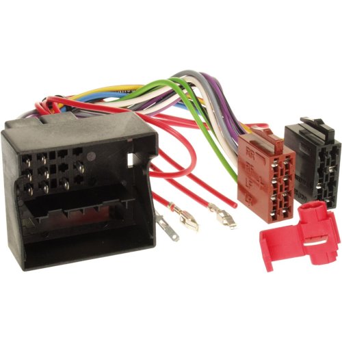 Radio Aansluitkabel Div. modellen Audi -Seat-Skoda-Maserati-Volkswagen Quadlock Stekker> ISO - 1324 02 - 1324-02