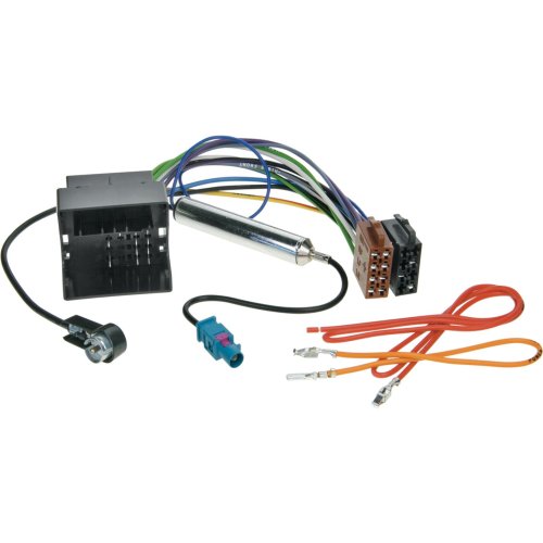 Radio Aansluitkabel ISO Div.modellen Audi-Seat-Skoda-Volkswagen-Maserati Phantom power  - 1324 45 - 1324-45