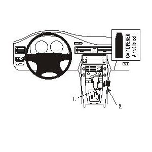 ProClip - Volvo S80/ V70 II / XC70 Angled mount - 14682 - 853870