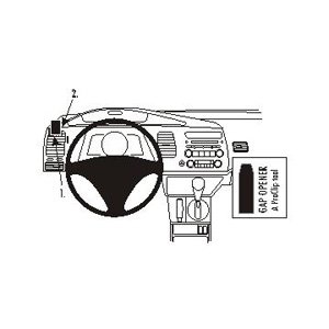 ProClip - Honda Civic Hybrid 2006-2011 Left mount - 14752 - 803809