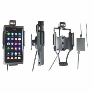 Nokia N9 / Lumia 800 Actieve houder met vaste voeding. Let op: Uitlopend artikel, Kan niet retour! - 20150 - 513297