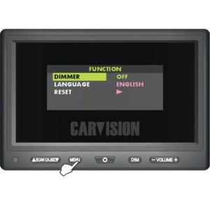 LCD monitor 7" Triple met 3x 4Pins input - 20243 - CAR.AE-700T