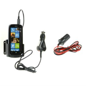 Nokia Lumia 610 houder met 12/24V plug - 22591 - Fix.62236