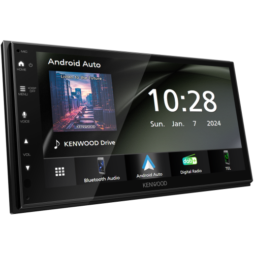 Kenwood DMX5023DABS - Multimediasysteem - 6.8" touchscreen - Apple Carplay en Android Auto  - 24 dmx5023 aa angle - DMX-5023DABS