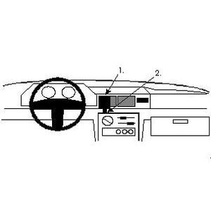 ProClip - Ford Fiesta 1989-1995 Center mount Let Op: Uitlopend Artikel, Kan niet retour! - 24686 - 851866