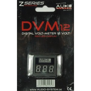 AUDIO SYSTEM Digitale Volt Meter met rode LED verlichting - 27986 - DVM 12