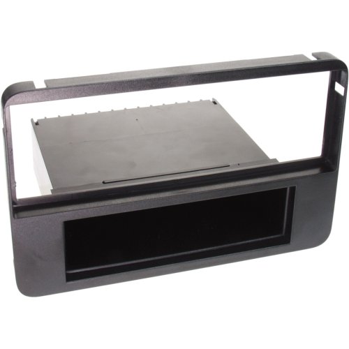 1-DIN Paneel met aflegbakje. Alfa Romeo 159 / Brera / Spider (typ 939) Kleur: Zwart - 281001 06 - 281001-06