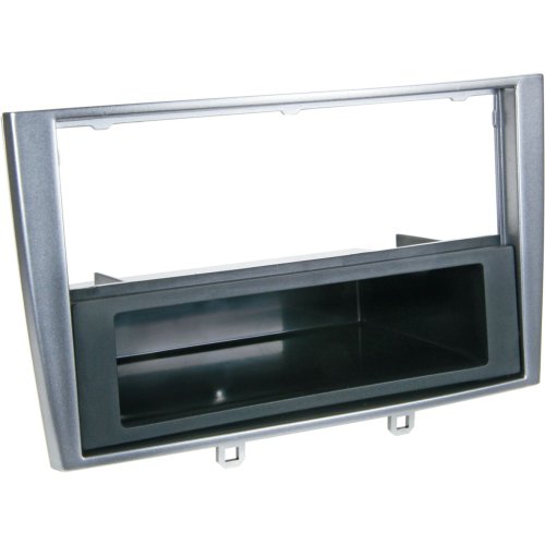 2-DIN Paneel met opbergvak Peugeot 308 2007-2014 - Kleur: Zilver - 281040 12 - 281040-12