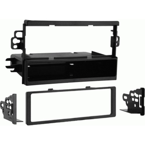 1-DIN radiopaneel met opbergvak Chevrolet/Pointiac/Suzuki zwart (METRA) - 281087 13 1 - 281087-13-1