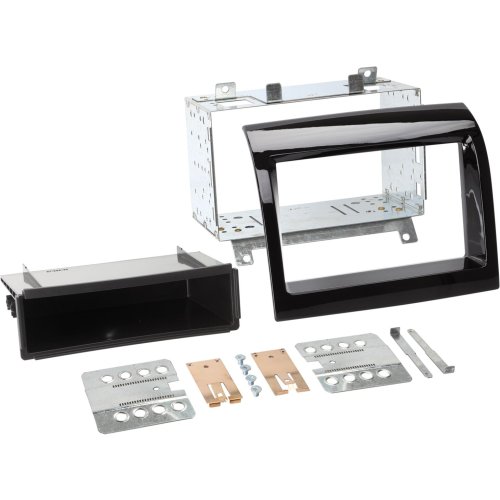 2-DIN Paneel met opbergvak Fiat Ducato - Citro&euml;n Jumper - Peugeot Boxer - Kleur: Piano Zwart - 281094 27 - 281094-27