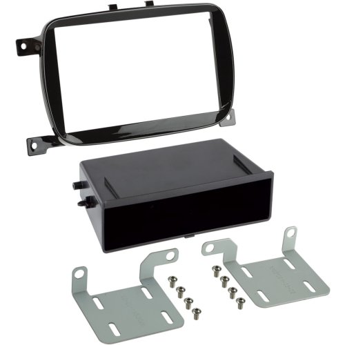2-DIN Paneel Fiat 500 2016 > Kleur: Piano Zwart - 281094 36 1 - 281094-36-1