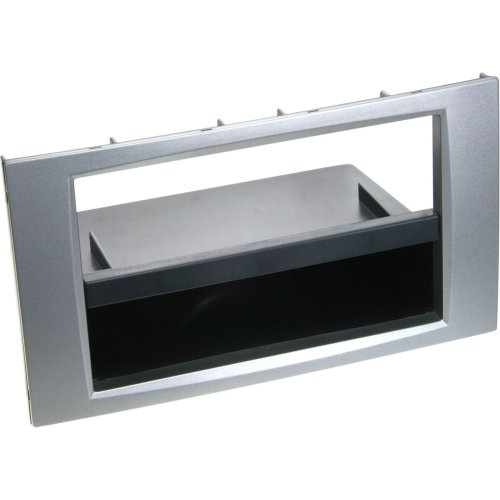 1-DIN Paneel Ford Focus/ Fiesta/ C-Max/ Fusion/ Galaxy/ S-Max/ Transit/ Kuga Kleur: Zilver  - 281114 08 3 - 281114-08-3