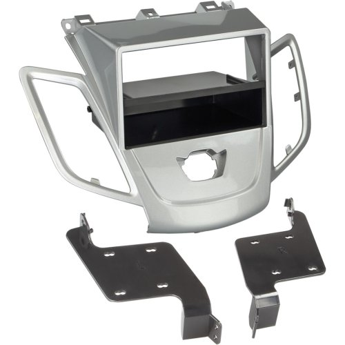 2-DIN Paneel Ford Fiesta 2008-2013 Kleur: Zilver  - 281114 20 2 - 281114-20-2