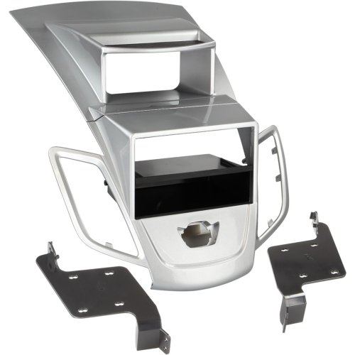 2-DIN Paneel Ford Fiesta 2008-2013 - Kleur: zilver - 281114 21 2 - 281114-21-2