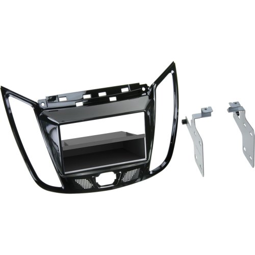 2-DIN Paneel met compartiment Ford C-Max / Kuga pianolak / zwart - 281114 22 1 - 281114-22-1