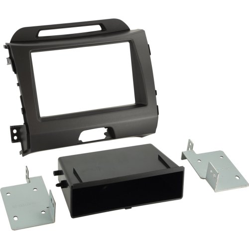 2-DIN Paneel Kia Sportage III 2010-2015 Kleur: Donker Grijs  - 281178 28 3 - 281178-28-3